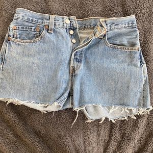 Urban renewal recycled Levi’s shorts